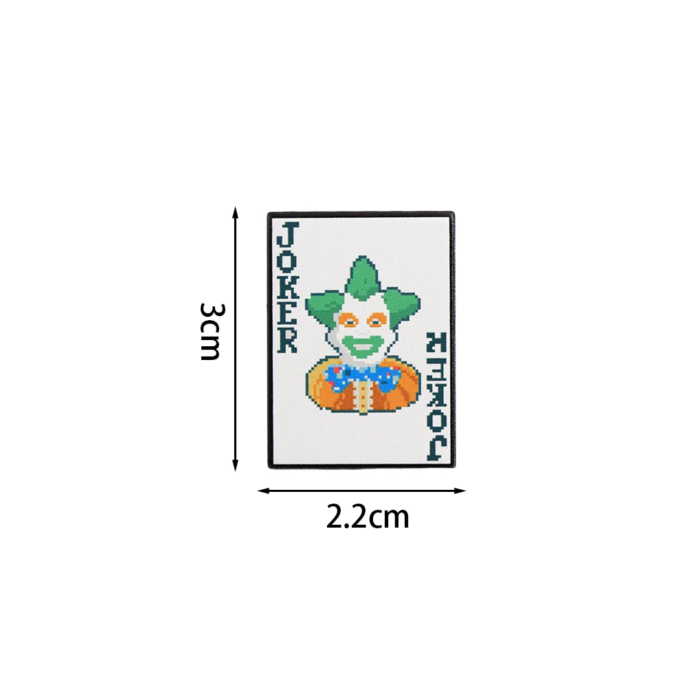 Balatro Joker Brosche, Karten-Spiel-Accessoire, Anstecknadel, legendäres Joker-Metallabzeichen, Spielersammlung, kreatives Kragen-Accessoire. – Detail 2