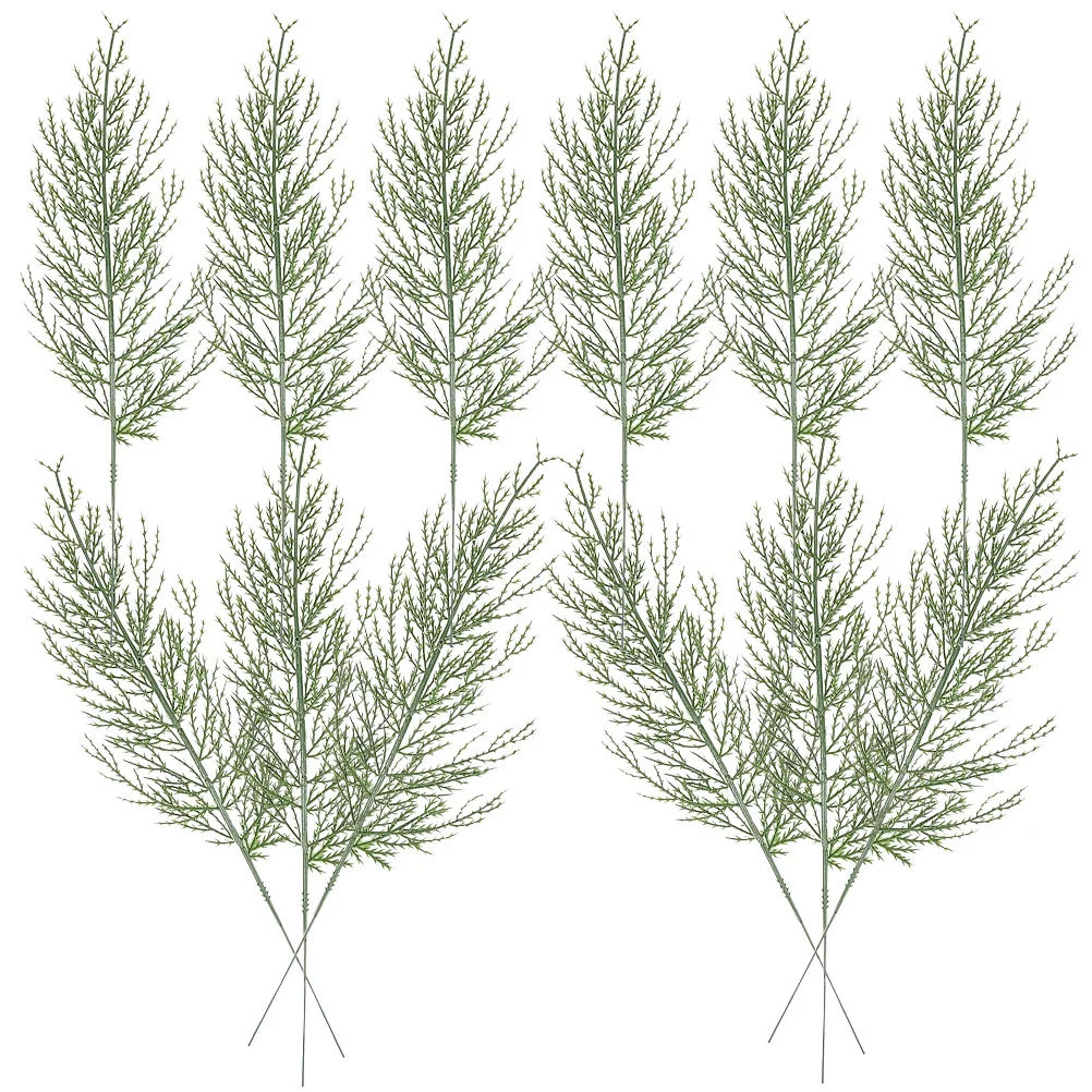 

40pcs Simulation Pine Branches For Christmas Wreath Diy Home Decoration Faux Cedar Twigs Artificial Garland Making Supplies