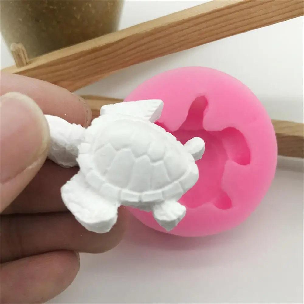 Sea turtle Shape Silicone Mold Cake Fondant Paste Tortoise Silicone Decorating Mould Chocolate Gum Paste Soap molds