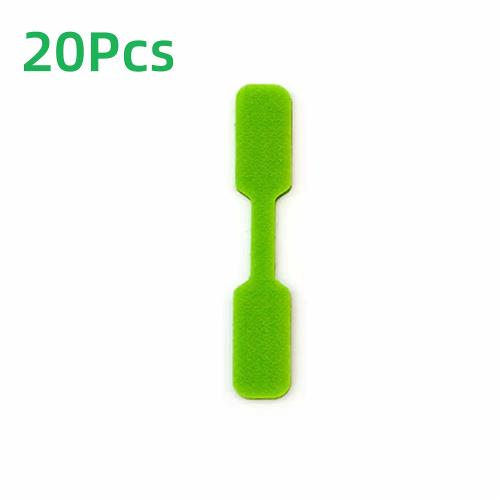

20Pcs Pcs 20 Pcs Nylon Cable Labels Writable Function Durable Cord Labels Self Adhesive Waterproof Wire Labels Organizing Cables