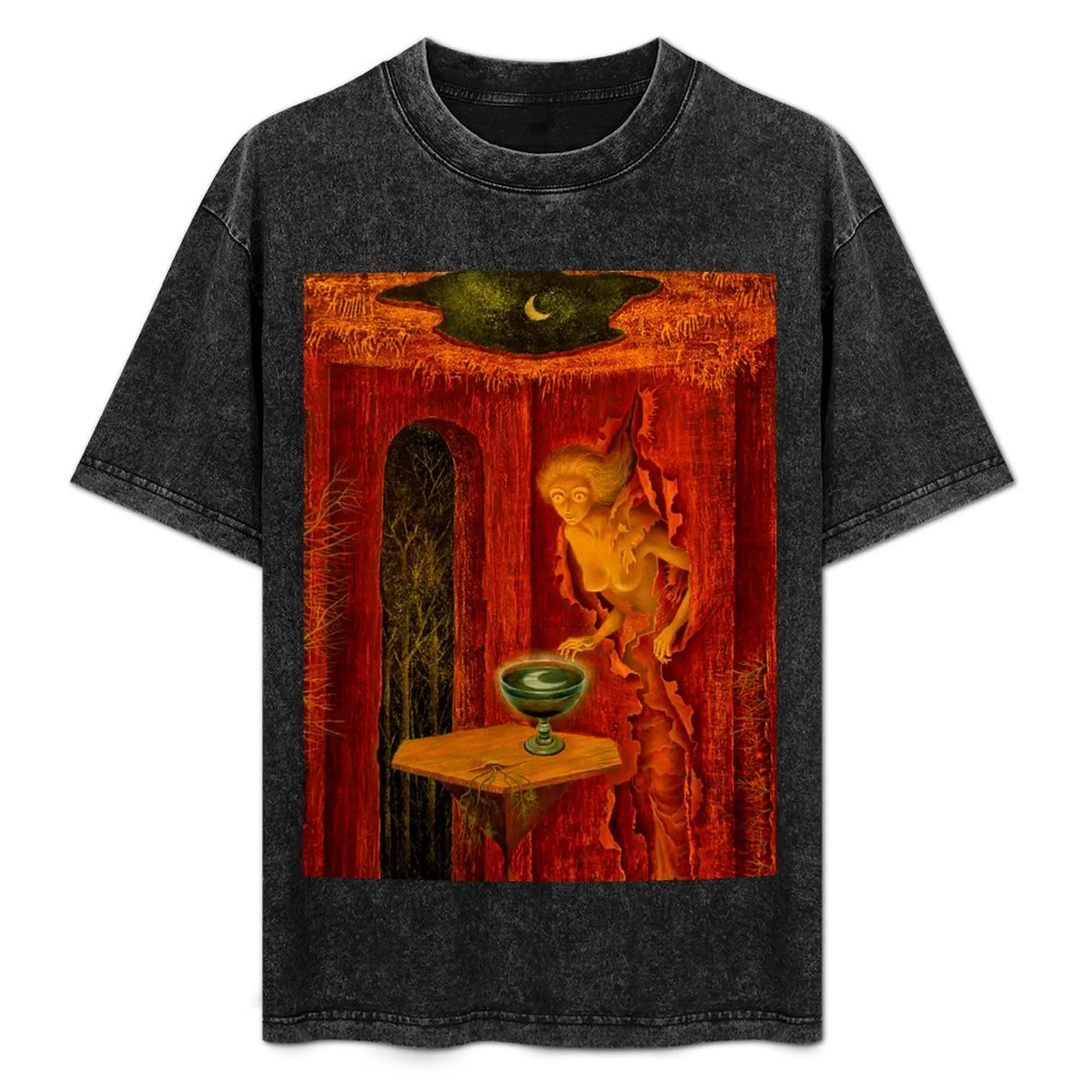 Camiseta Born Again, de Remedios Varo, camiseta esportiva de algodão de manga curta