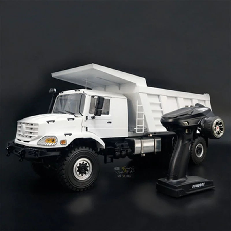 JDM-180 Saitos 1/14 Hydraulic Rc Dump Truck 6X6 Radio Control Tipper Car Model W/ Differential Lock For Tamiya  Lesu Scania