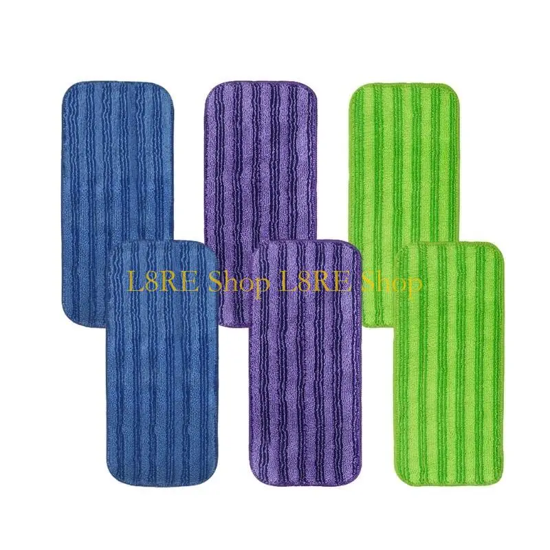 L8RE 6PCS MOP REUCULÍVEL PADS MOLOS SWIFFERWET PADS molhadas RECILIO