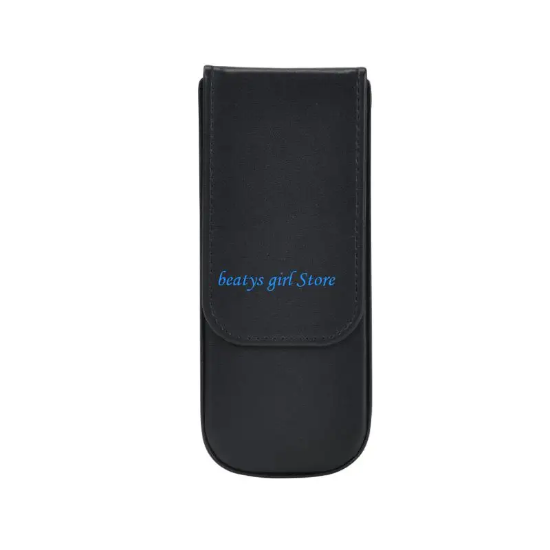 

C7AB PU Leather Pen Case Holders With Soft Interior Padding Office School Supplies