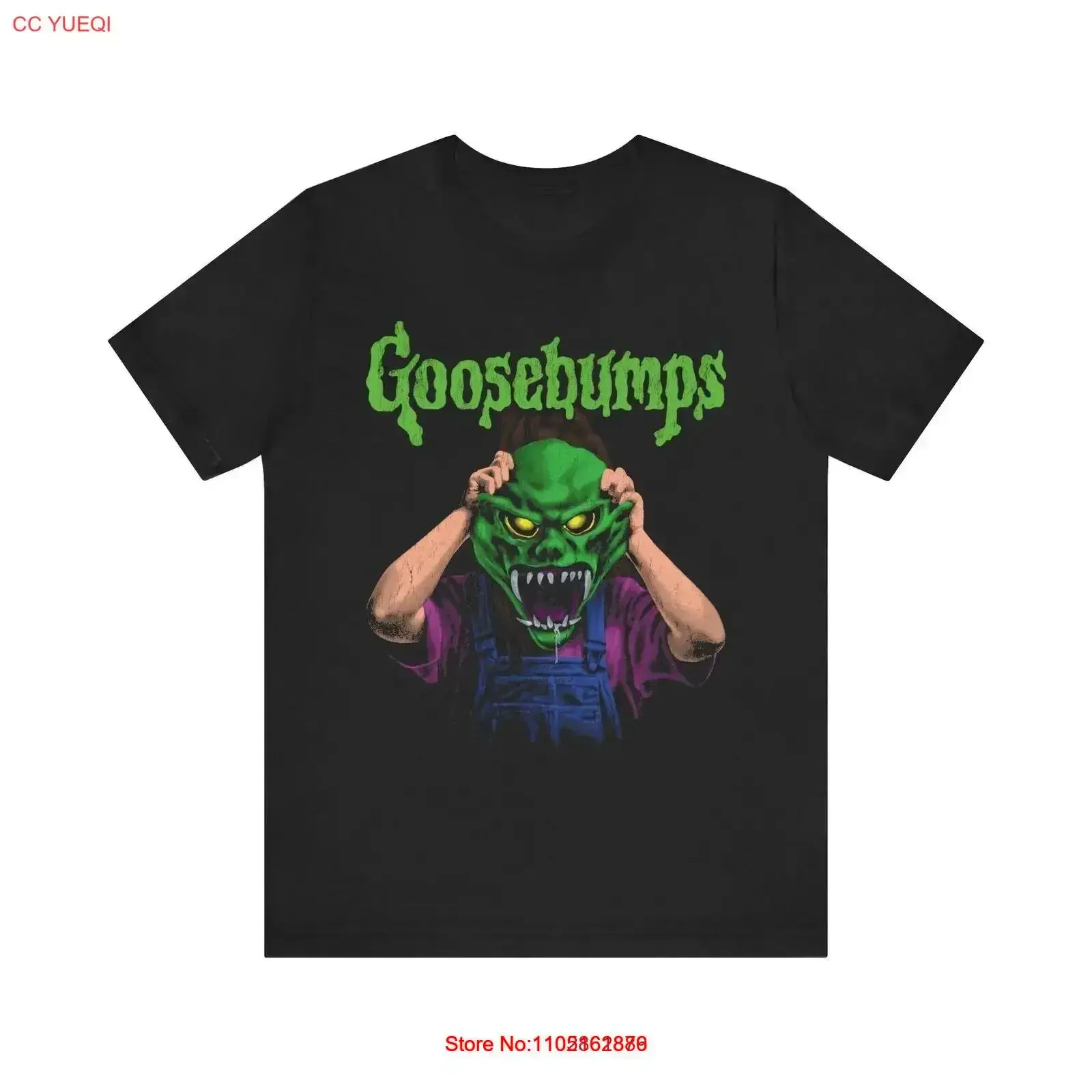 Goosebumps T Shirt The Haunted Mask R L Stine vintage Washed streetwear Soft fashion Breathable Comfortable designer clothes