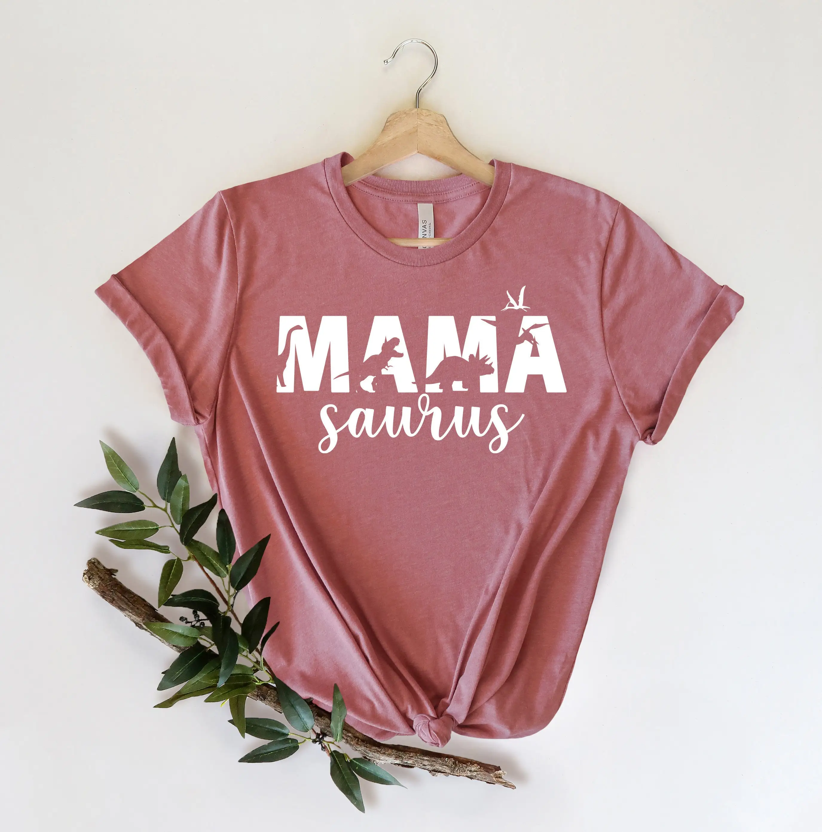 Mama Saurus T Shirt Dinosaur Mom For Mother's Day Funny Wife