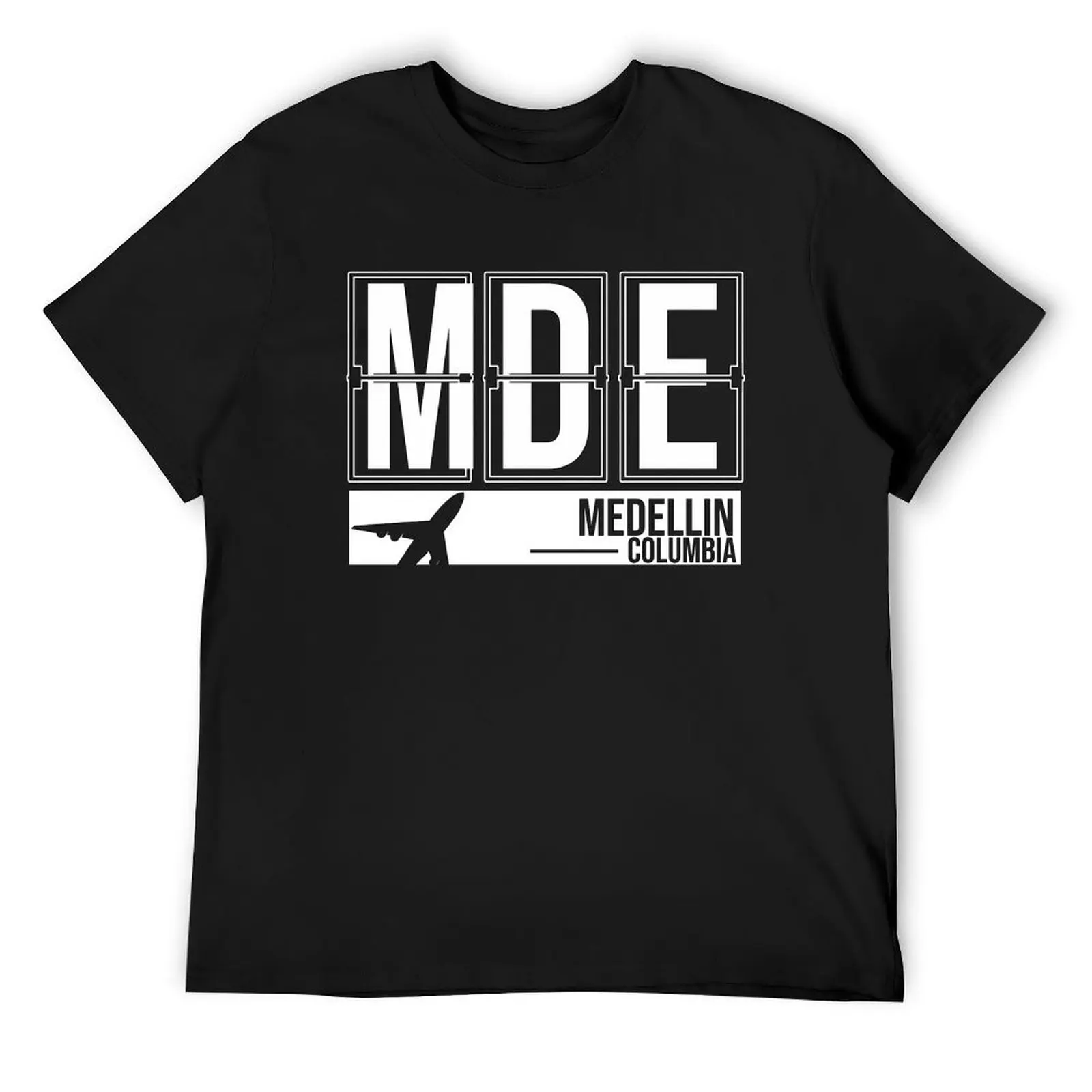 MDE - Medeellin - Jose Marria Cordova International Airport - Gift or Souvenir T-Shirt cheap stuff Men's clothing