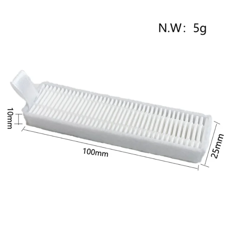 فرشاة جانبية هيبا تصفية أجزاء ل روينتا تيفال اكسبلورر X-Plorer Serie 60 RR7455 RR7447WH روبوت مكنسة كهربائية الملحقات