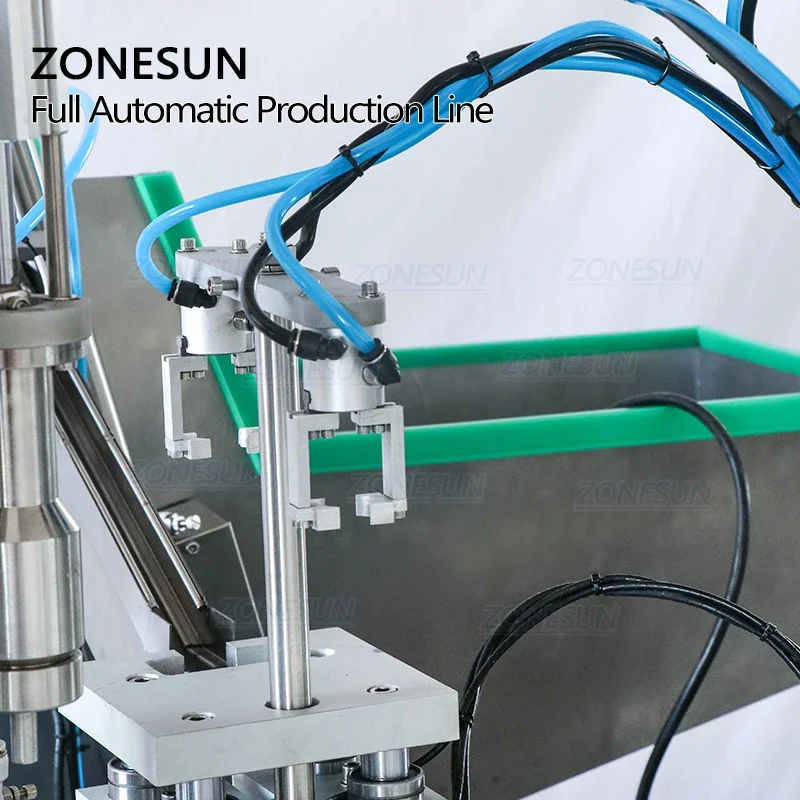 ZONESUN Full Automatic Production Line Small Bottle Eye Drop Vial Filling And Capping Machine Unscramble bottle machine