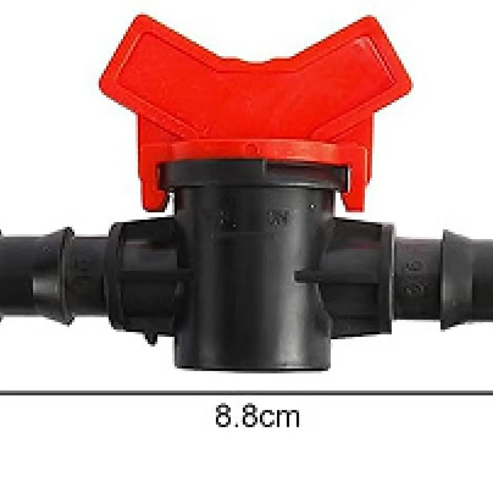 Irrigation Tube Fittings 16mm PE Connector Elbow Tee End Plug Switch Valve For Home Garden Water Irrigation System