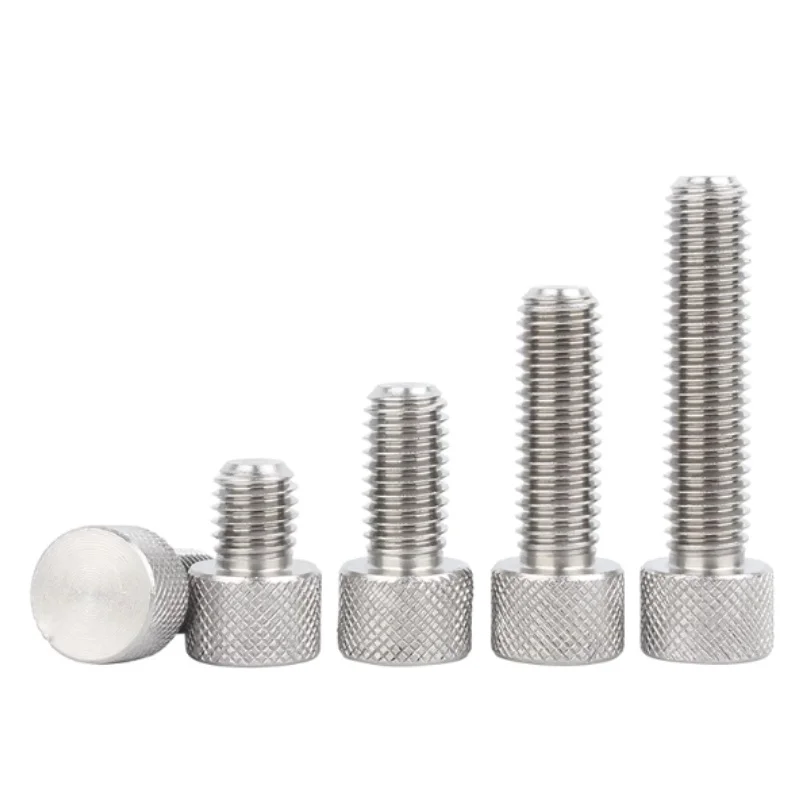 Śruby kciukowe M2 M2.5 M3 M4 M5 M6 M8 304 Głowica radełkowana ze stali nierdzewnej Śruba dokręcająca Okrągła śruba ręczna regulacyjna