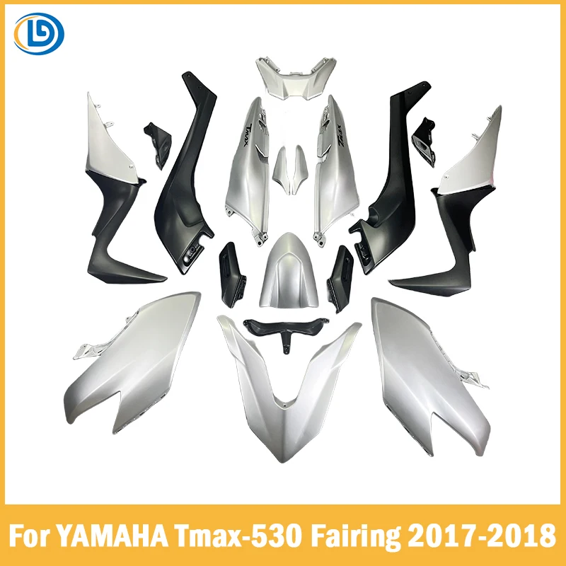 

Аксессуары для мотоциклов Yamaha TMAX530 TMAX 530 2017-2018, кузов в комплекте, высококачественный комплект обтекателей из АБС-пластика