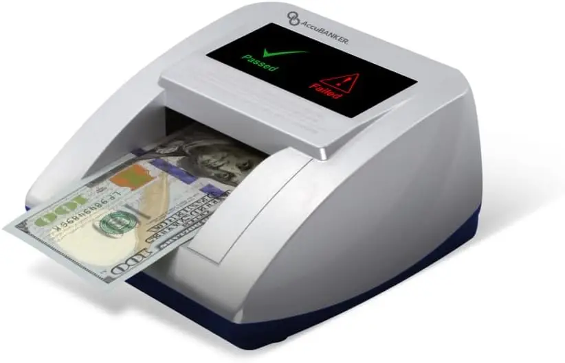 D470 Quadscan 4-Way Orientation Counterfeit Bill Detector with UV, MG, IR, WM, Image, Length, Spectrum 7-Point Counterfeit