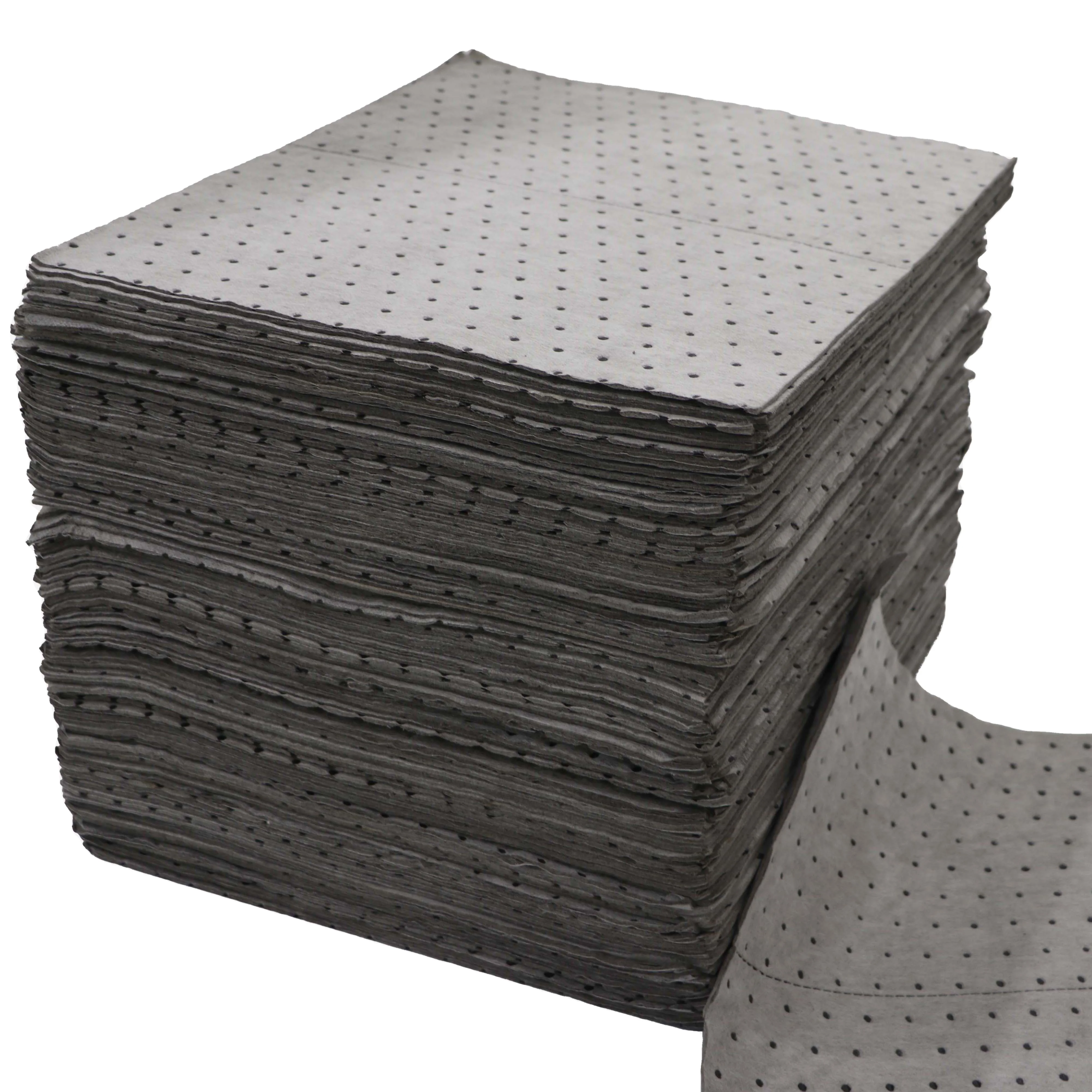 High - Efficiency Universal Absorbent Pad - Polypropylene Material, for All Liquid Spills