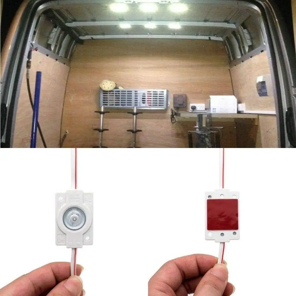 12V 14W Plastic White  LED Modules Fit for Vans Caravans Boats  Horse boxes Lorries