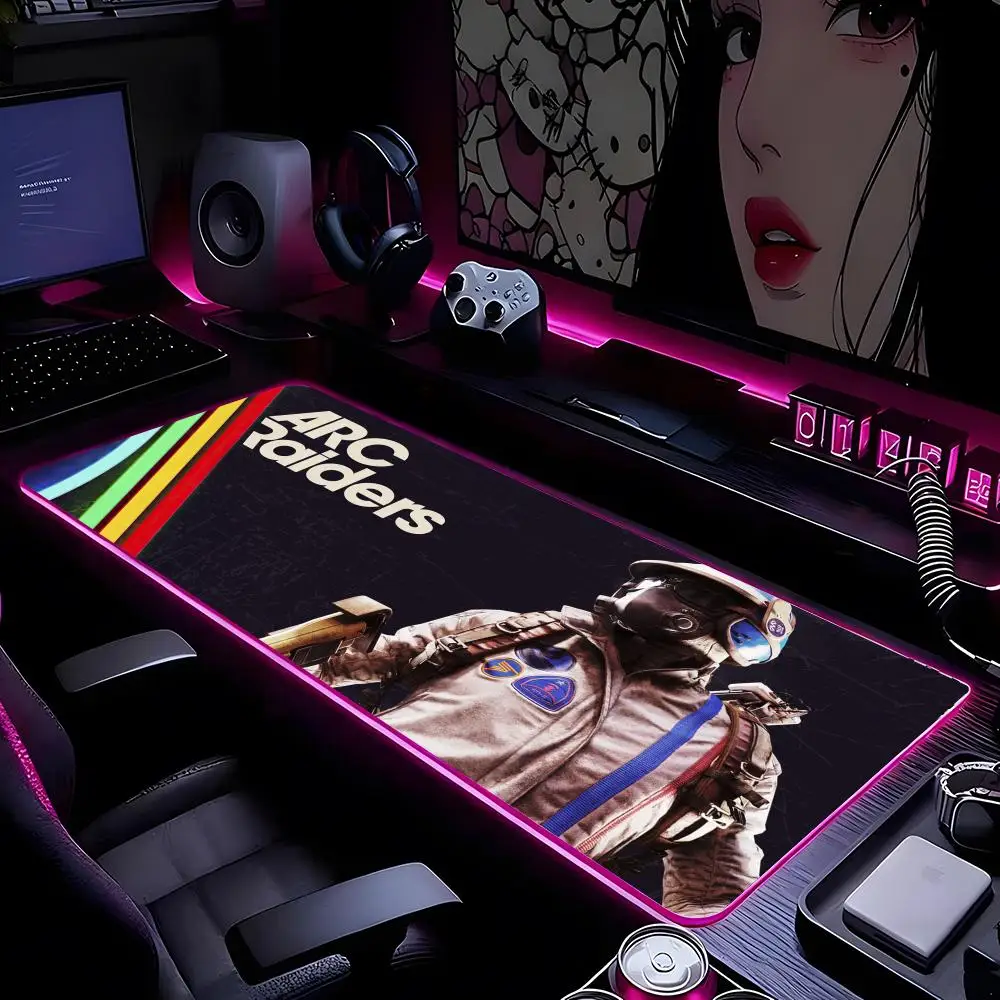 

ARC Raiders Mouse Pad Mousepad HD Printing Computer Gamers Locking Edge Non-slip RGB Mouse Pad XXL90x40cm Keyboard PC Desk Pad