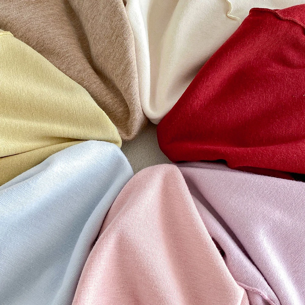 Children's Blouse 1-6T Kids Clothes Solid Color Thin Shirt for Girl Kids' Tops and T-shirts 7 Colors Baby Undershirt