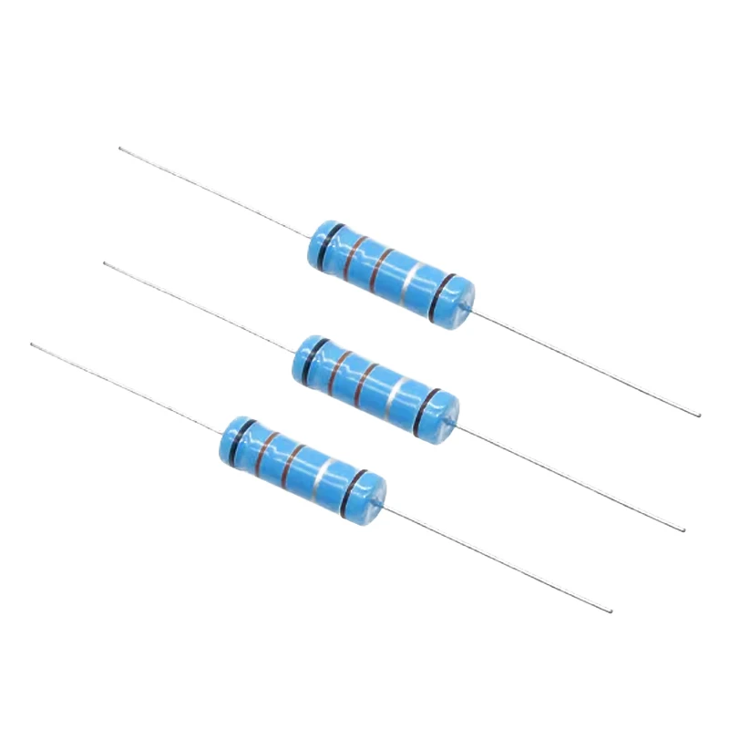 10pcs/lot Metal film Resistor resistance 1K 1.2  1.3 3.3 10 22 33 120 360 18 390 470 82 R K ohm 10K 100K 1M 5W 1% 0.1R~10M