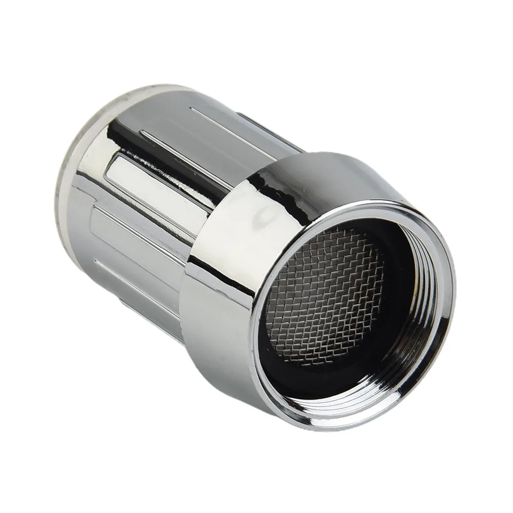 7-Color Water-Sensitive LED Light for Standard Kitchen and Bathroom Faucets Fits Most External Thread Tap Sizes