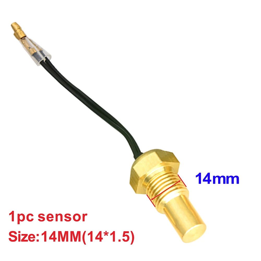 Water Temperature Sensor 10MM 12MM 14MM 16MM 17MM 21MM 50K Head Plug Car Truck Car 1/8NPT 3/8NPT Water Temp Sensor 12V/24V