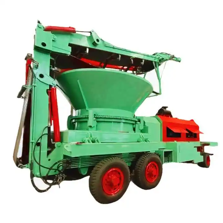 Industrial Big Tree Roots Core Diesel-Fixed Driven Motor Wood Branch Crusher Mobile Wood Chipper Disc Typ