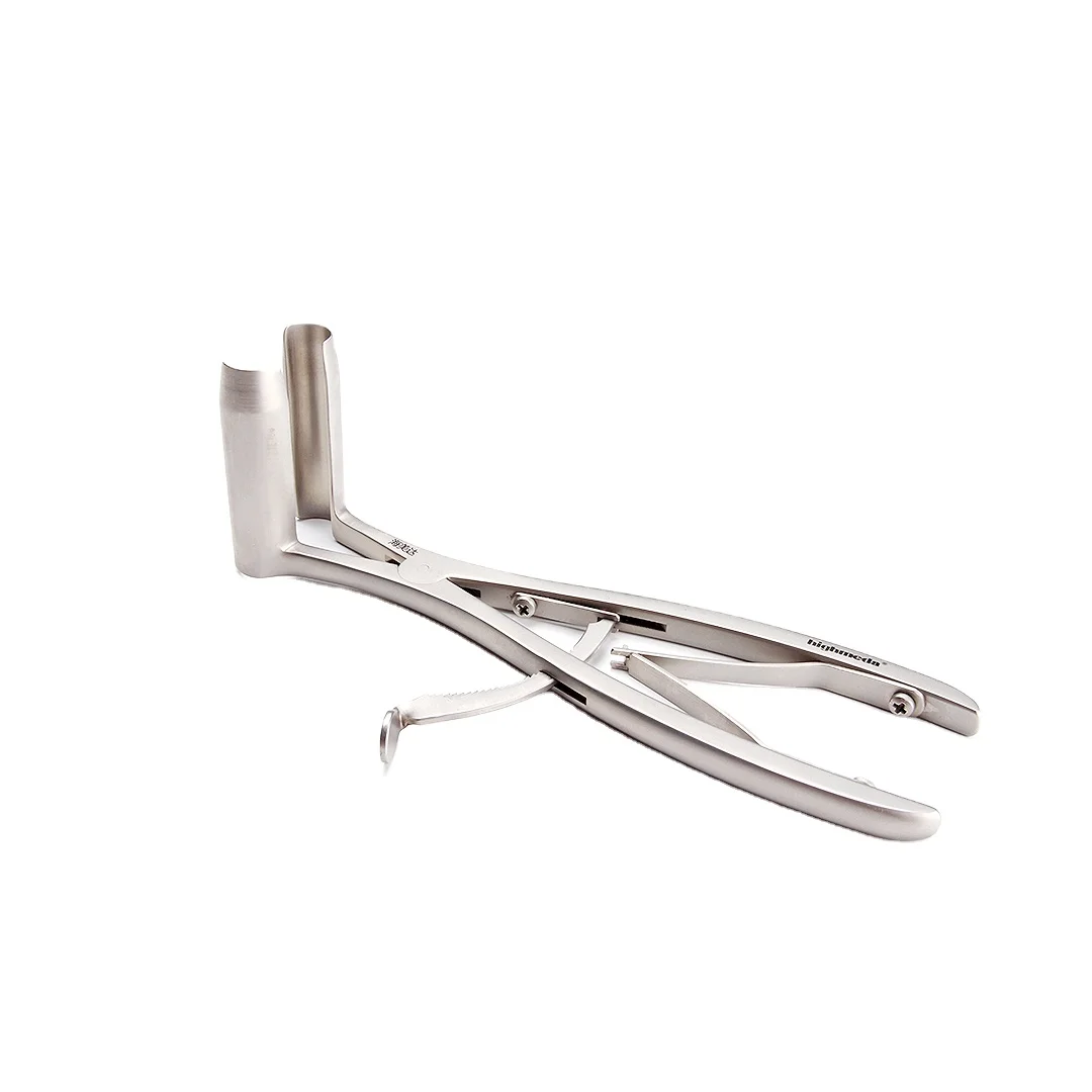 HZM124 Professional Ergonomic Stainless Steel Reusable Manual Dilating Forceps Auxiliary Clamp Tool