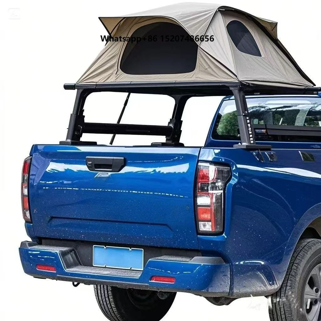 Pickup Truck Roof Tent Side Opening 4x4 Aluminum Four-season Waterproof Quick Automatic Opening with Roof Rack
