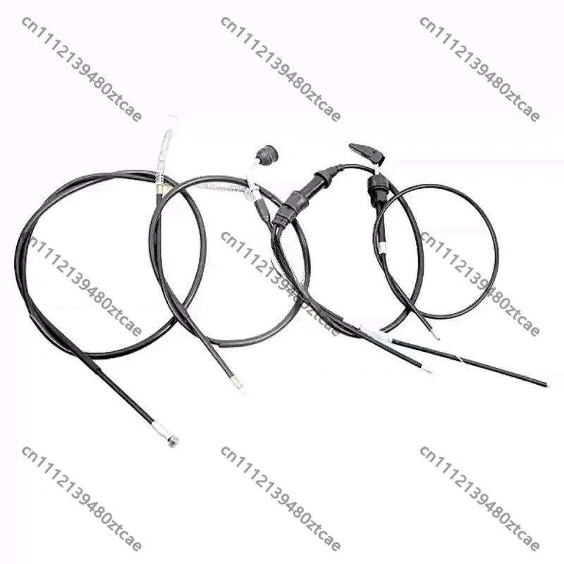 Control Cable Set, Throttle Choke Front & Rear Brake Line Spare Component For PY50‑PW50 Off‑Road Motorcycle Repair Upgrade