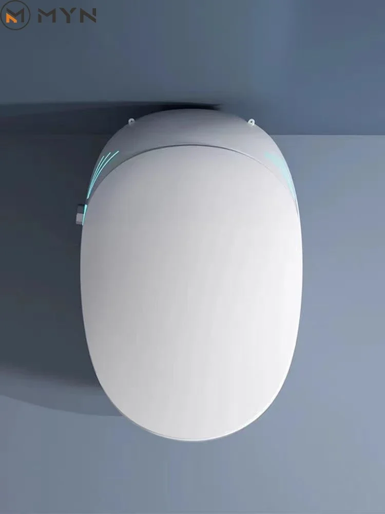 High Quality Orange Grey Color Electric Automatic Self Cleaning Integrated Egg Shaped Intelligent Smart Toilet