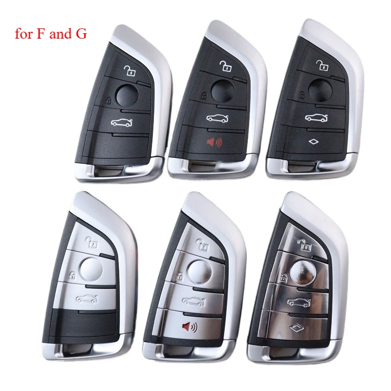 3 4 Buttons Car Key Fob Case Shell Housing for BMW 1 2 7 Series X1 X5 X6 X5M X6M F G Class F15 F16 G30 7 Series G11 X1 F48 F39