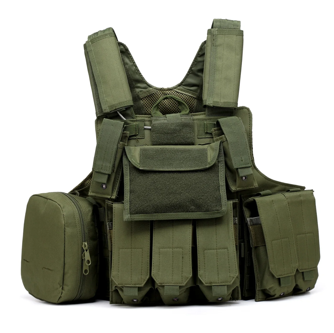 Imagem -03 - Colete Tático Destacável para Homens Homem Verde Pequeno Russo Camuflagem Emr Sub-bolsa Molle Novo