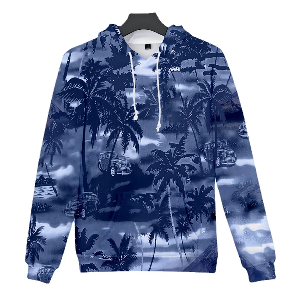 2022 New 3D Prints Hoodies Women Men Long Sleeve Sweatshirts Hot Sale Unisex Casual Hawaiian style Print Hooded clothing