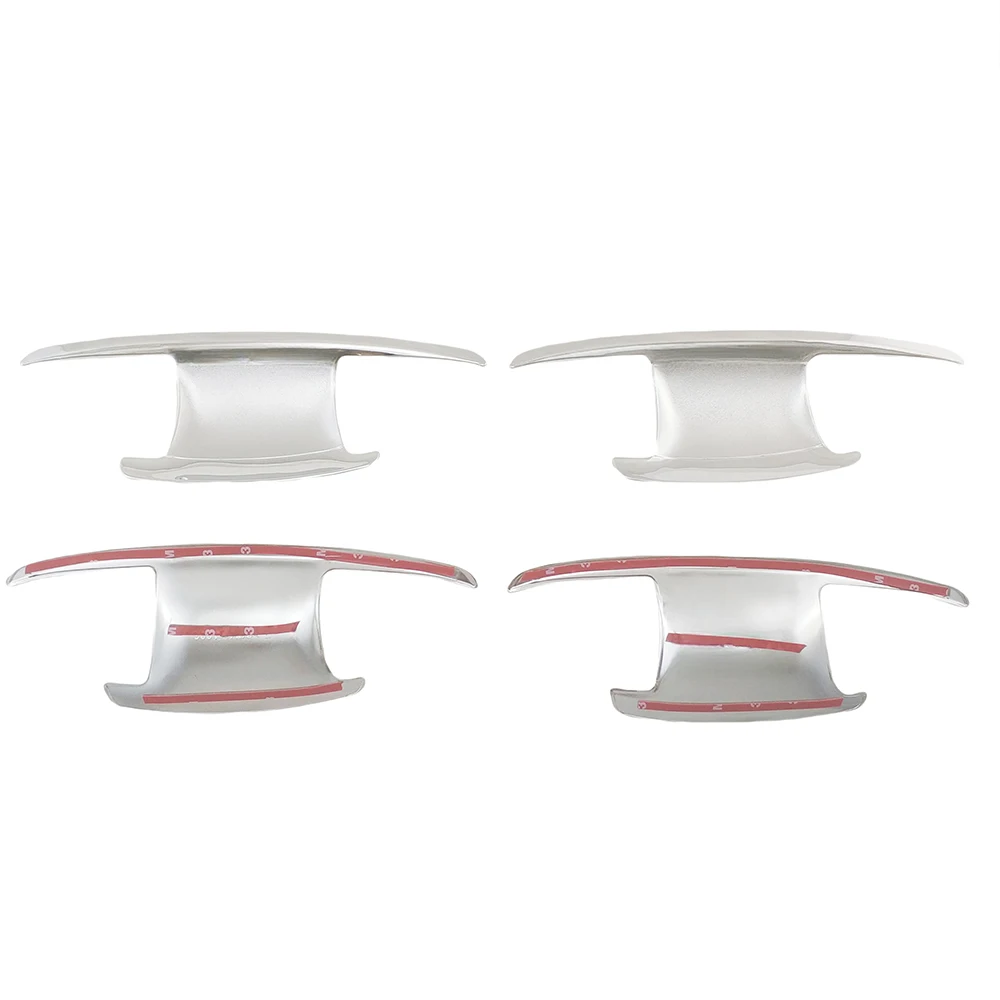 

4Pcs ABS Chrome Car Door Handle Bowl Cover For Toyota Corolla Altis 2014 2015 2016 2019 Silver Exterior vehicle parts decorate