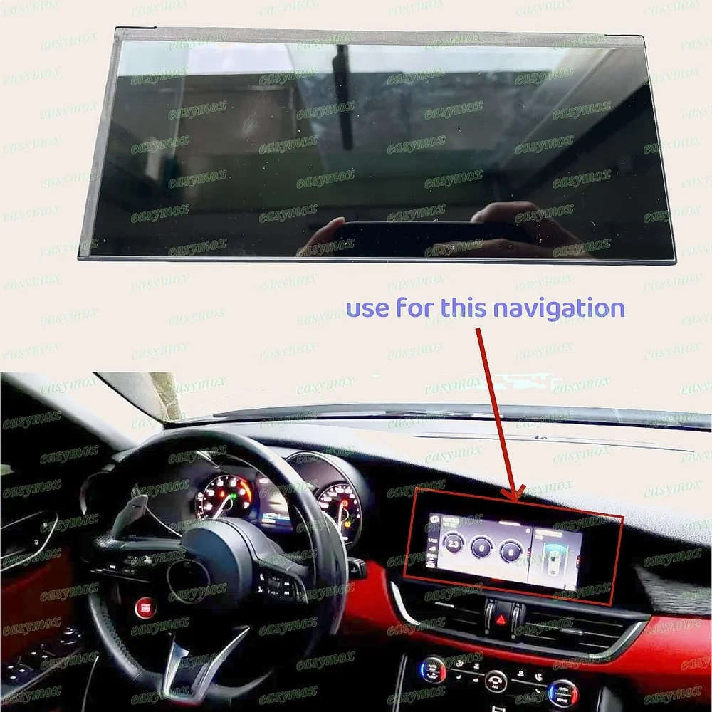 Display LCD Screen Replacement for Alfa Romeo Giulia Stelvio 2015-2023 Navigation GPS Monitor Repair Part