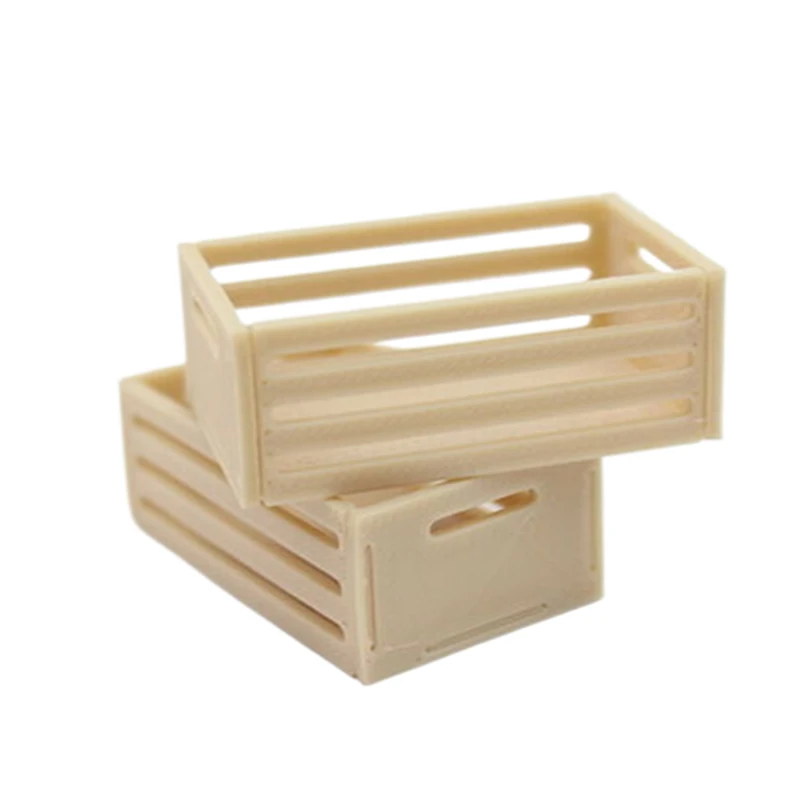 Mir Miniature de Maison de Courses, Boîte de Rangement de Légumes, Mini Modèle pour Maison de Beurre à Échelle 1/12, Décoration DIY, 1 Pièce