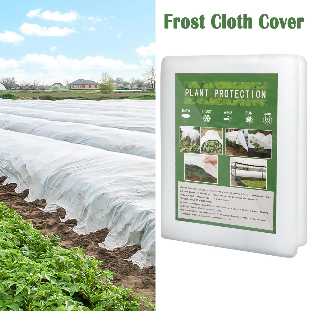 

Winter Plant Anti-freeze Protect Blanket Vegetable Orchard Warmth and Cold Protection Non-Woven Fabric Seedling Garden Supplies