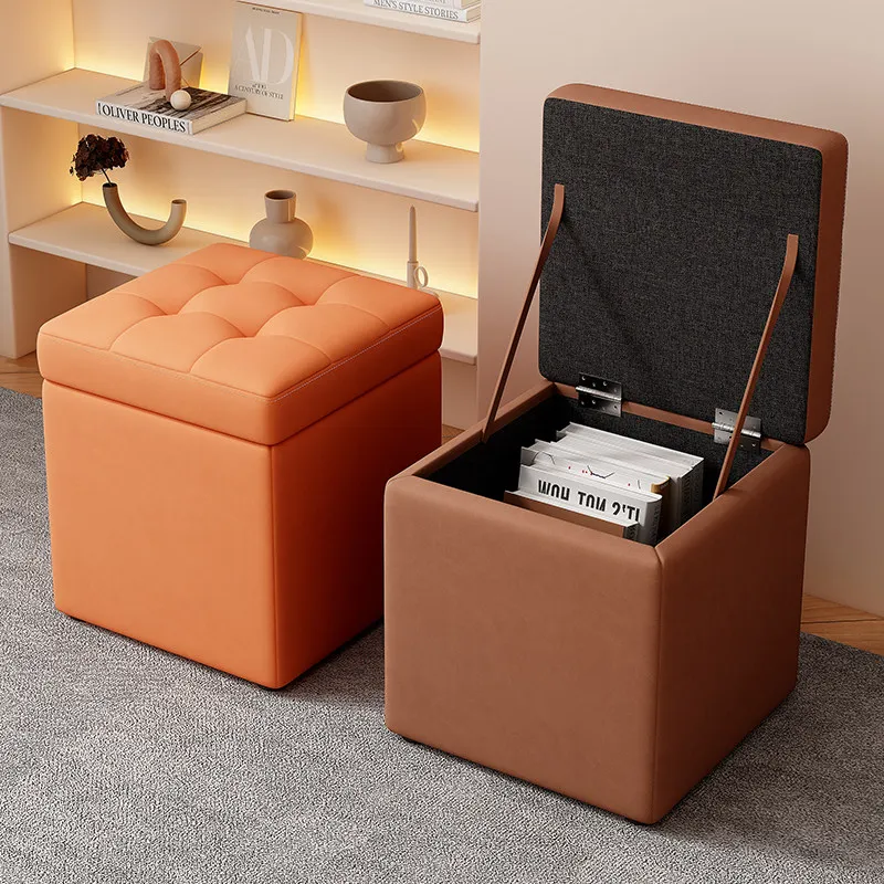 Tufted Novelty Stool Chair Prayer Dopamine Stacking Love Taboret Move Stool Chair Songmics Storage Bench Japandi Furniture