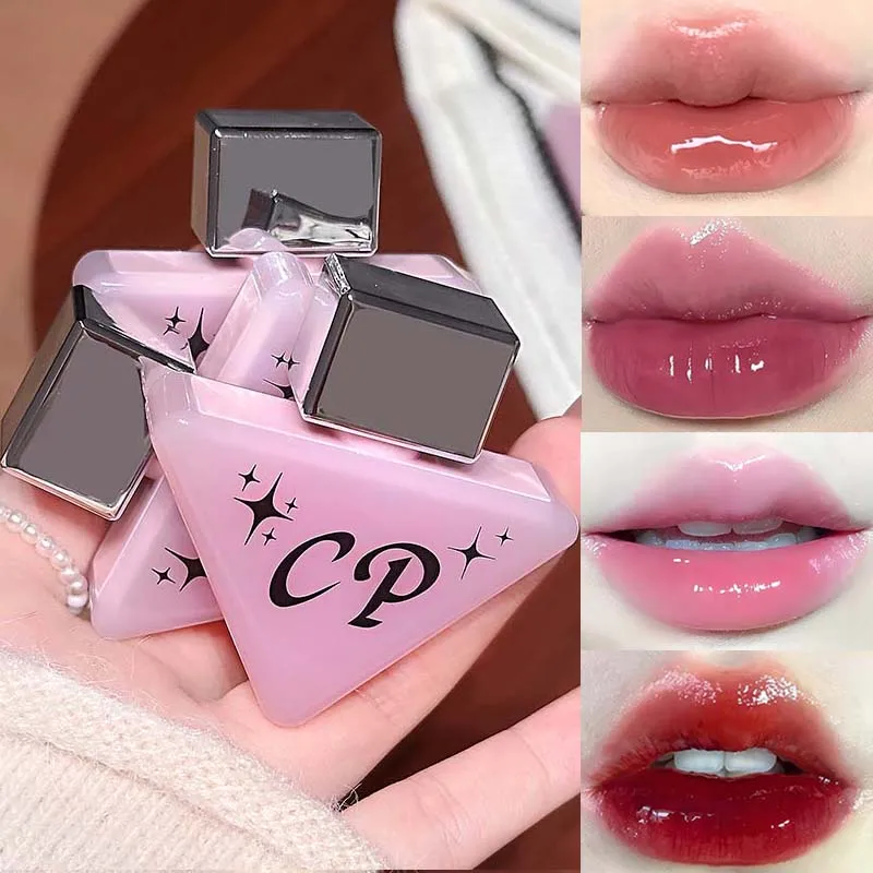 Icy Clear Lipgloss Zijdezachte textuur Moisturizer Opvullende lippen Gemakkelijk aan te brengen Langdurige make-up Lipglazuur lippenstift