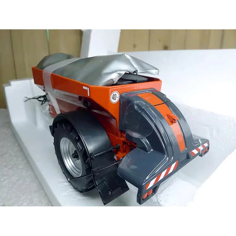 ROS 다이캐스트 1:32 스케일 쿤 비료 운송 트랙터 농업 차량 합금 모델 컬렉션 기념품 장식품 디스플레이