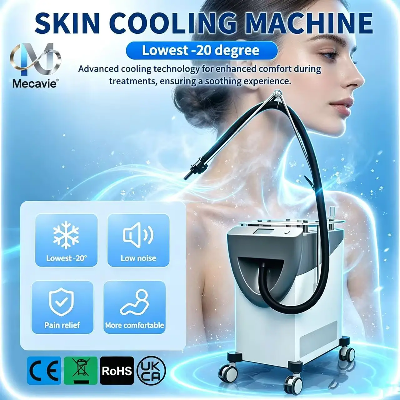 Salon Beauty Machine 5000W Multi‑wavelength Skin Care Device 10 Inch Touch Screen Full Accessories For Professional Beauty Salon