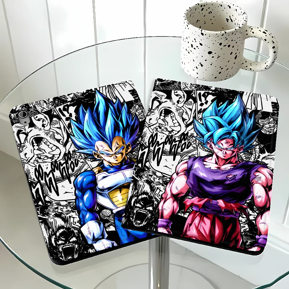 Anime D-Dragons Balls With Pencil Holder Case for Samsung Galaxy Tab S9 FE S10 Plus S10FE A9Plus A11 S11 A7 Lite S7 S8+ S9+ S10