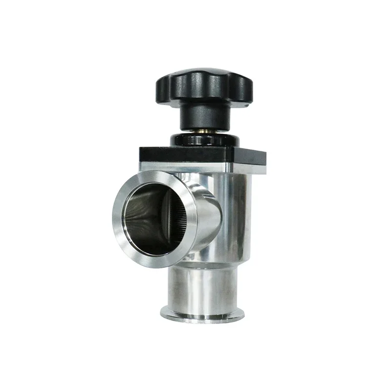 high vacuum angle valve KF40 reasonable price manual driven type factory sales EVGD-J40B(KF)S