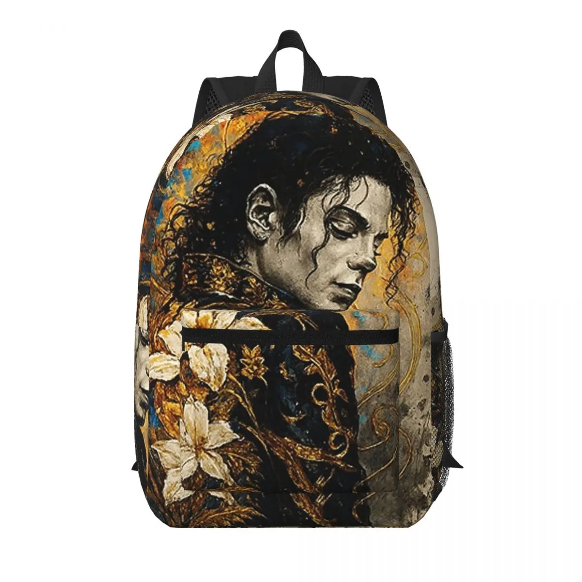 Tribute To Michael Jackson Student Backpack School Bag Hiking Travel Daypack for Boys Girls Bookbag Shoulder Bags