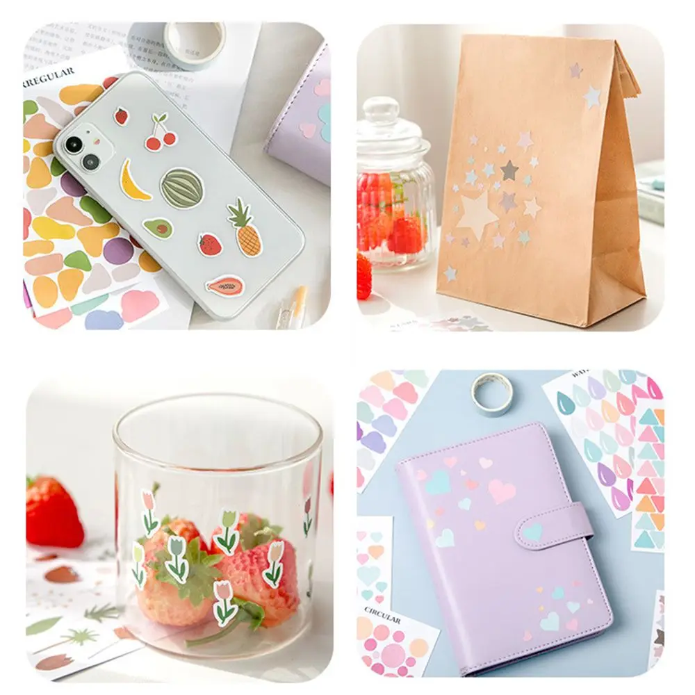 Self-adhesive Decoration Gift DIY Diary Decorative Decals Stationery Stickers Label Stickers Diary Scrapbooking Stickers