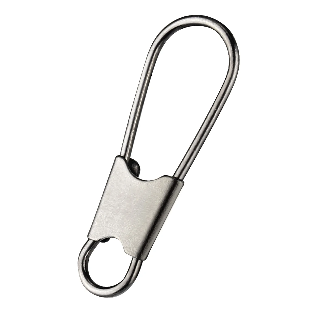 100 قطعة الفولاذ المقاوم للصدأ الصيد إغراء موصل الصيد المفاجئة وصلة دوّارة لصيد الأسماك إغراء دبوس معالجة الصيد هوك أداة #6