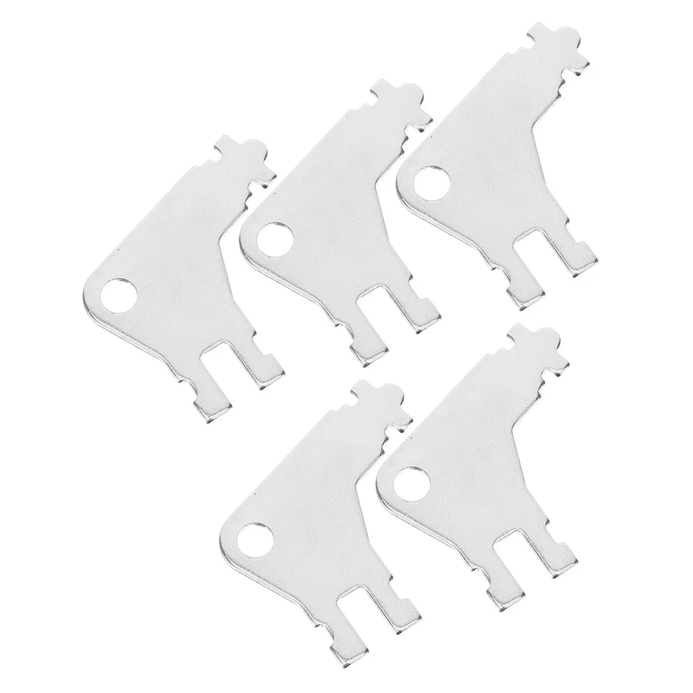 5pcs Toilet Paper Dispenser Key Replacement Heavy Duty Iron Tissue Lock Key For Public Restrooms Schools Compatible With Georgia