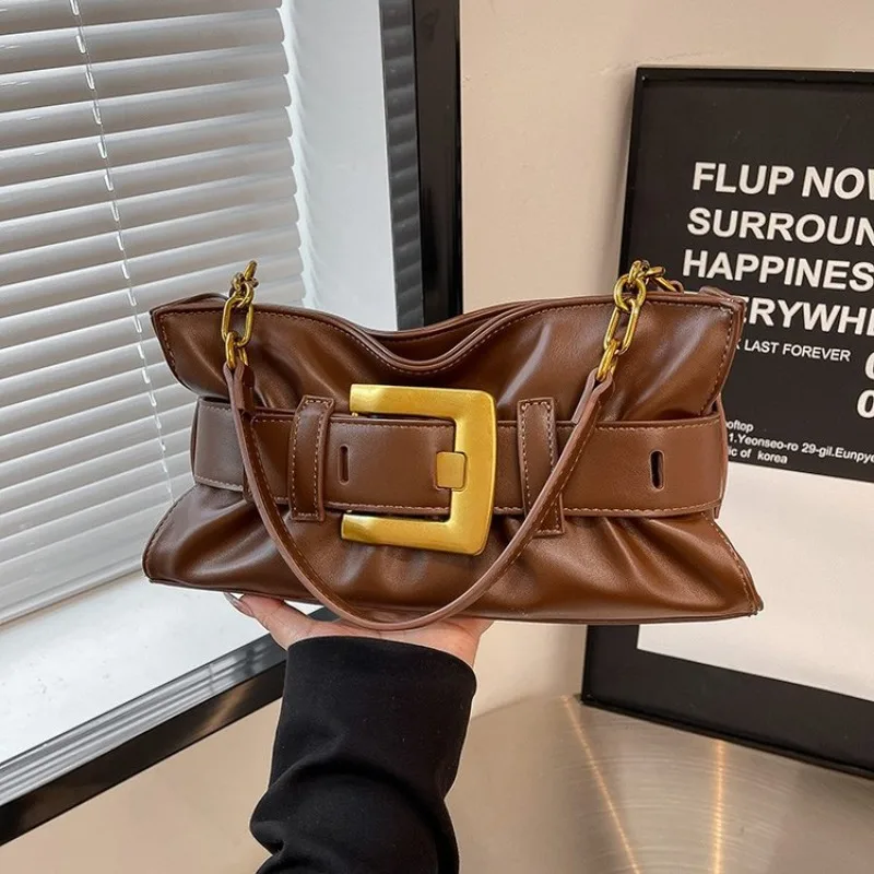 Paris Famous Designer Diaper Bag Luxury Shopper Solid Color Leather Handbag For Women Trendy Classic