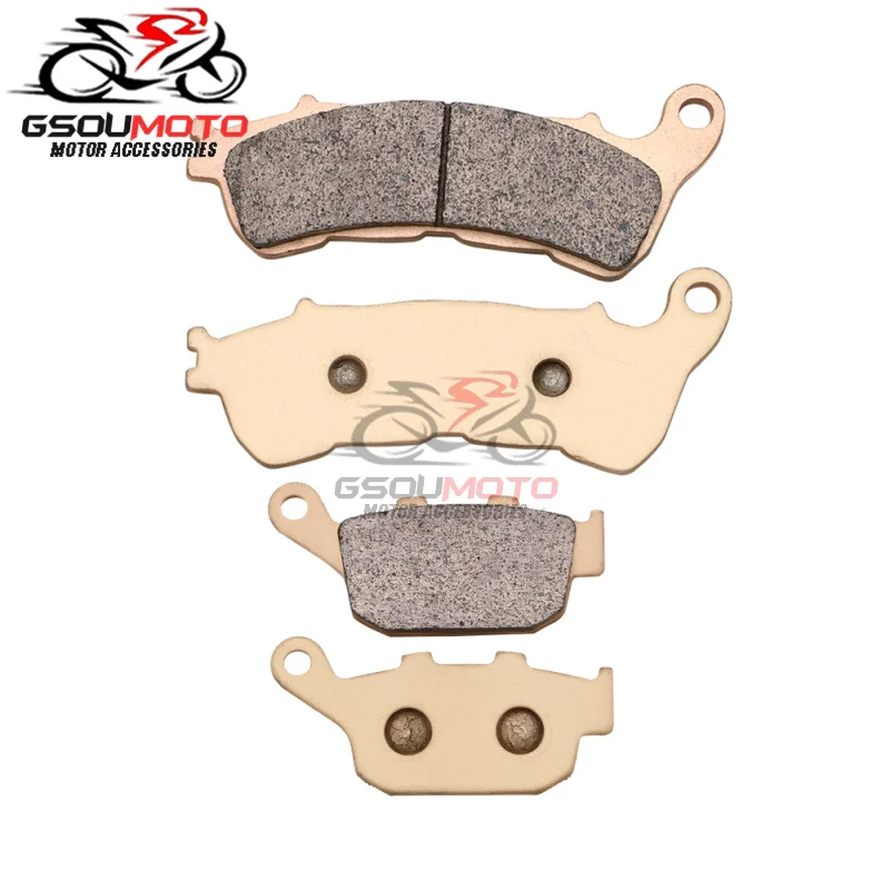 Motorcycle Metal Sintering Front Rear Brake Pads Set For Honda CBR250 CBR250R CBR 250 R ABS ( Nissin cal ) 2011 2012 2013 12 11