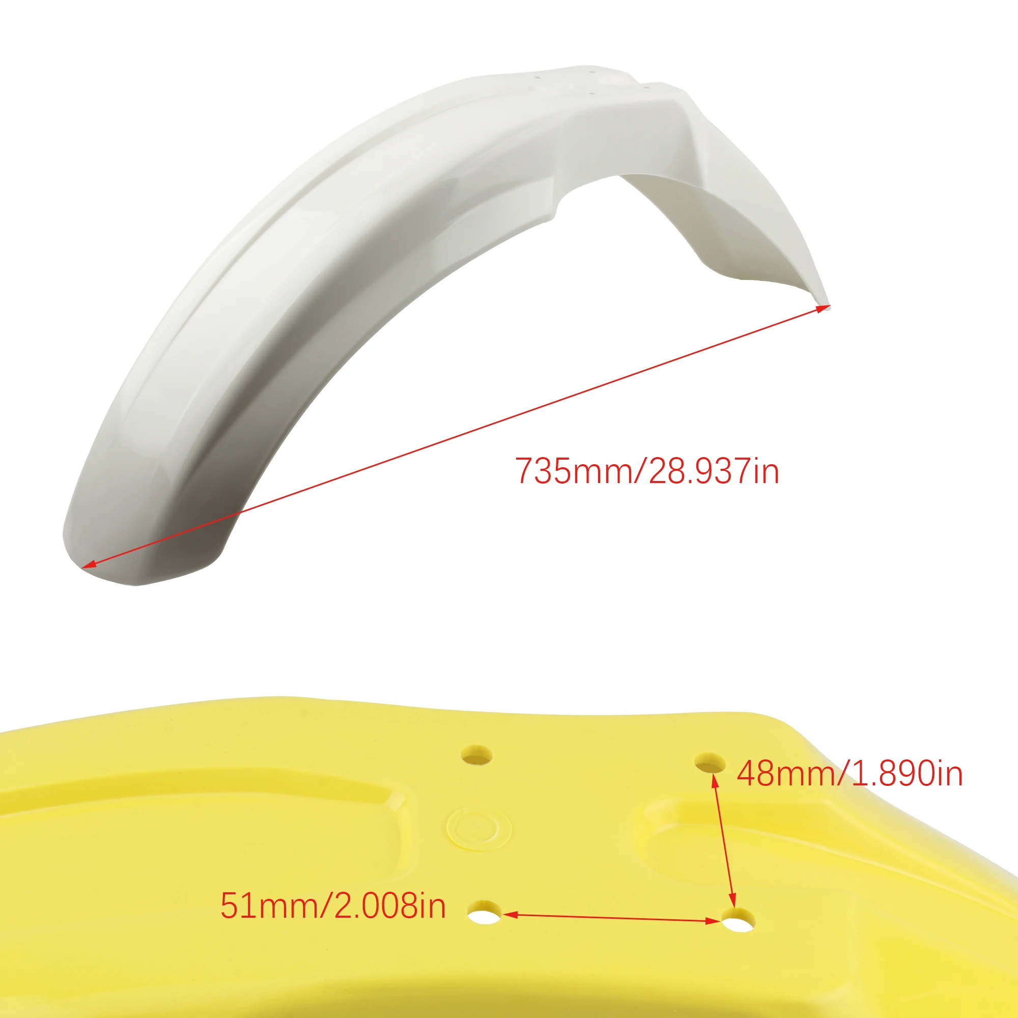 Motorcycle Front Fender Mud Guard Front Mudflap For Suzuki DRZ400 2000 2001 2002 2003 2004 Dirt Bike Body Replacement Parts