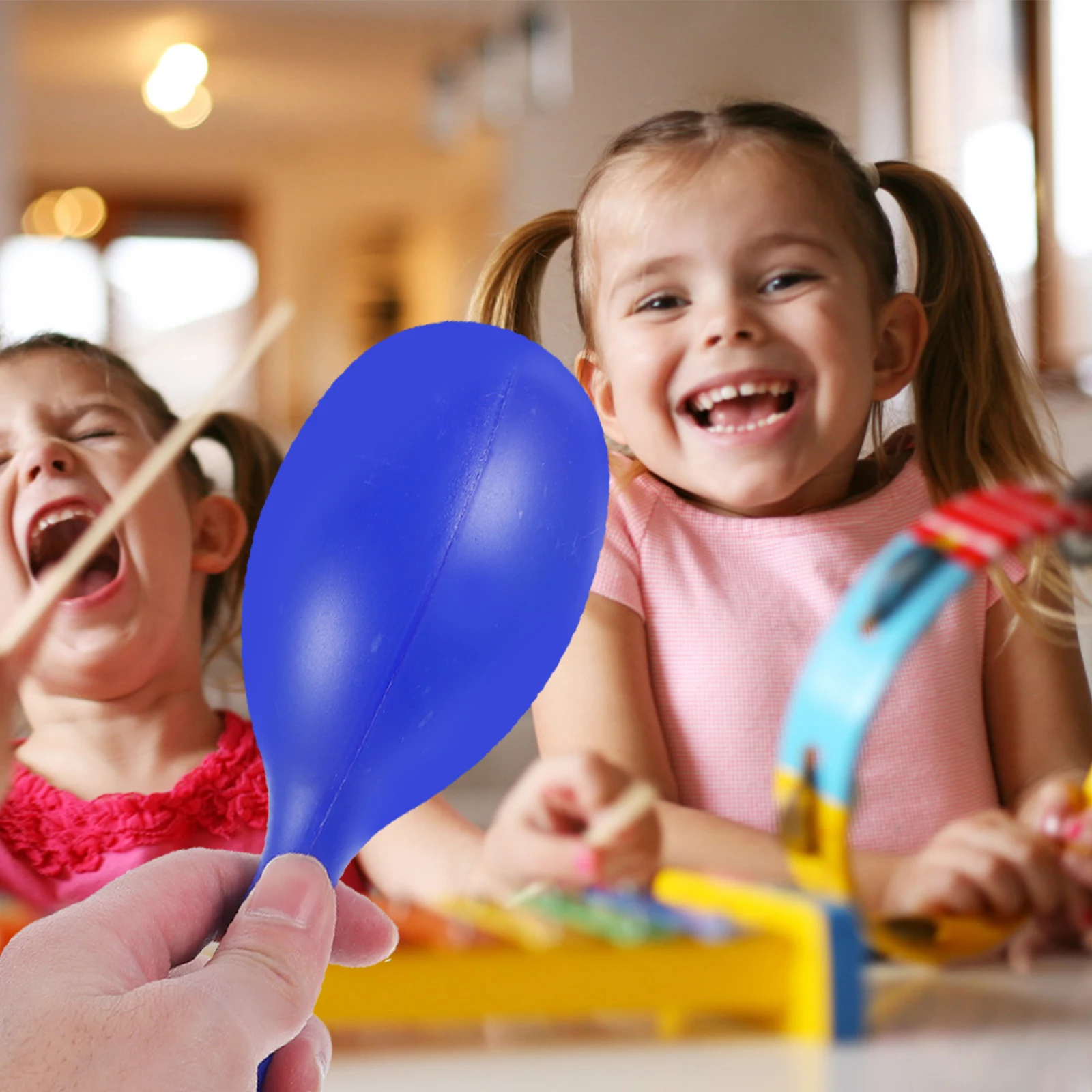 

6Pcs Kids Musical Shakers Maracas Plastic Instruments for Toddlers Early Learning Educational Music Noise Maker